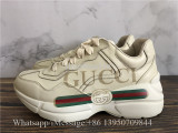 Gucci Rhyton Vintage Gucci Logo Leather Sneaker