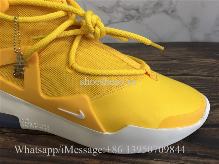 Nike Air Fear Of God 1 Amarillo White