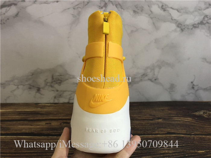 Nike Air Fear Of God 1 Amarillo White