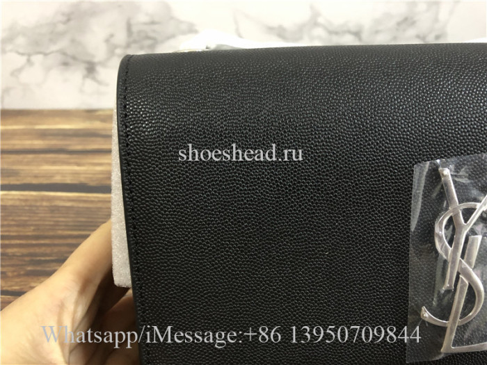 Original Quality YSL Saint Laurent Monogram Kate Medium Bag With Silver Chain