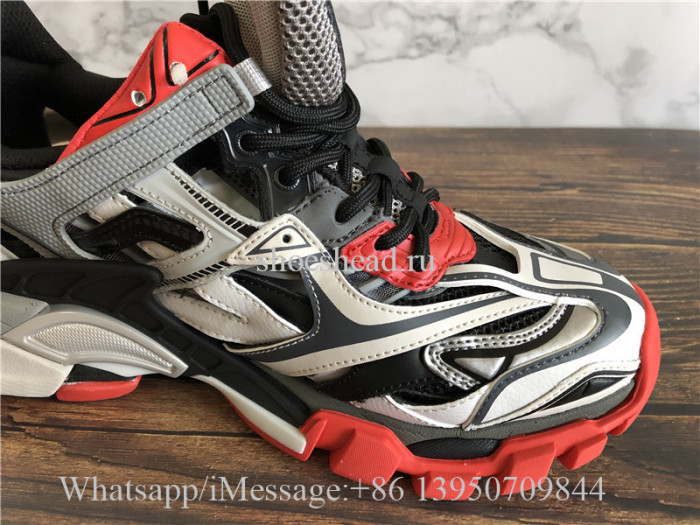 Balenciaga Track 2.0 Trainer Grey Black Red