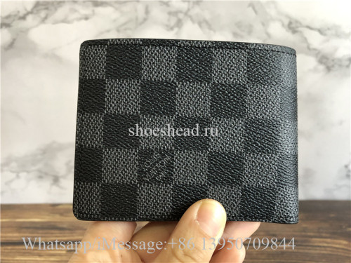 Original Louis Vuitton Damier Graphite Slender ID Wallet N64002