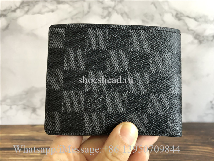 Original Louis Vuitton Damier Graphite Slender ID Wallet N64002