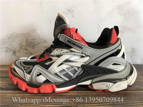 Balenciaga Track 2.0 Trainer Grey Black Red