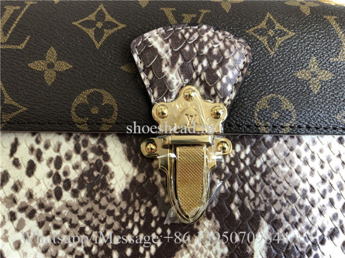 Original Quality Louis Vuitton Monogram Python leather Victoire Chain Bag N92961