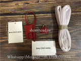 Original Balenciaga Ville Top Handle XXS Calfskin Bag Red