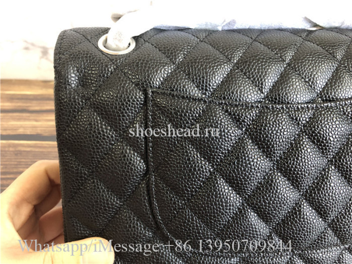 Original Quality Chanel Jumbo Caviar Double Flap Bag 25cm