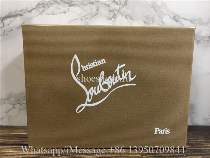 Christian Louboutin Flat Low Top Sneaker Black White