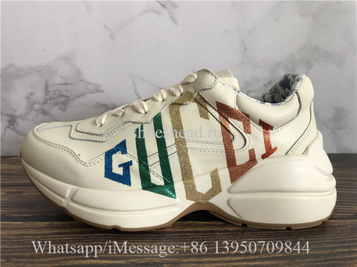 Gucci Rhyton Vintage Trainer Sneaker Multicolor Web Signature