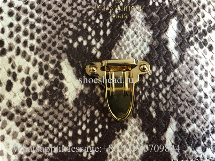 Original Quality Louis Vuitton Monogram Python leather Victoire Chain Bag N92961
