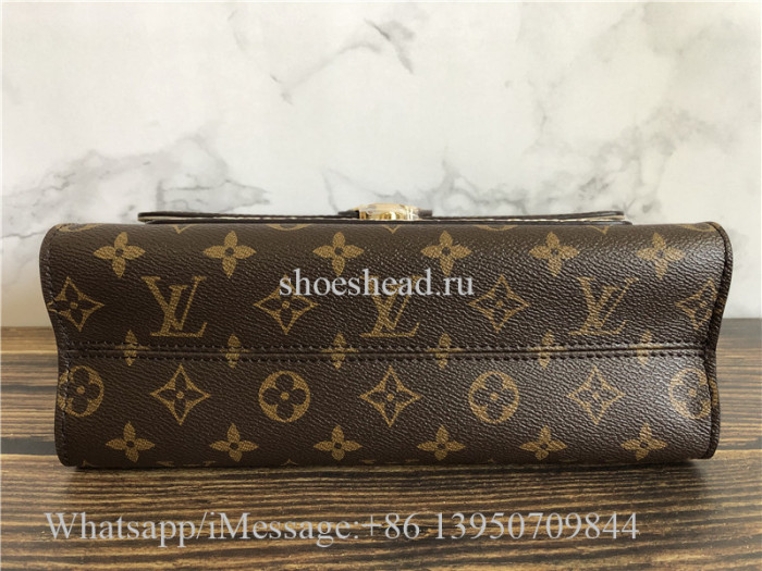 Original Quality Louis Vuitton Monogram Python leather Victoire Chain Bag N92961