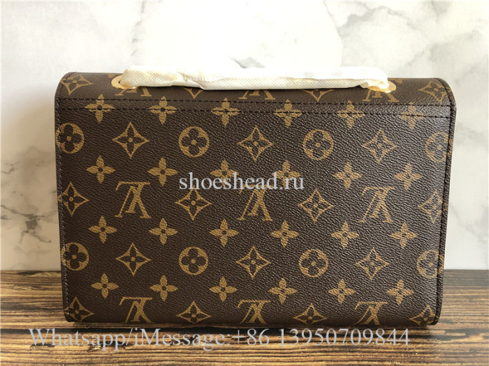Original Quality Louis Vuitton Monogram Python leather Victoire Chain Bag N92961