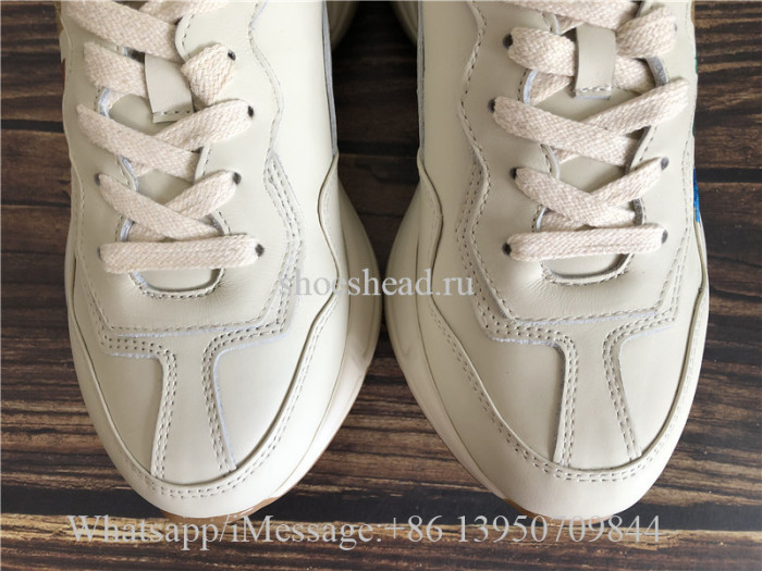 Gucci Rhyton Vintage Trainer Sneaker Multicolor Web Signature