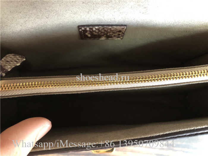 Original Quality Louis Vuitton Monogram Python leather Victoire Chain Bag N92961