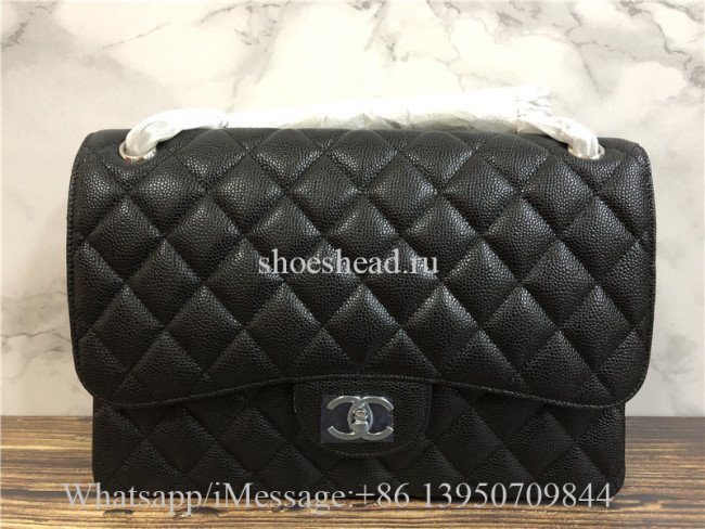Original Quality Chanel Jumbo Caviar Double Flap Bag 30cm