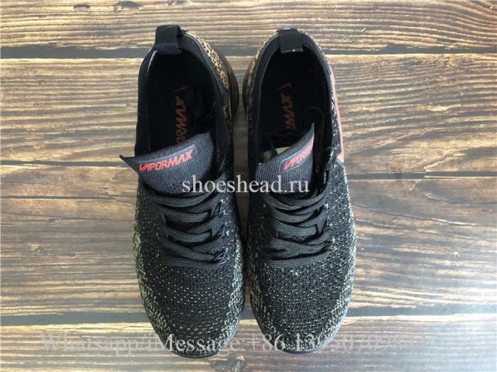 Nike Air VaporMax Flyknit 2 Black Red Hook