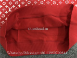 Louis Vuitton x Supreme Red Sweat Hoodie