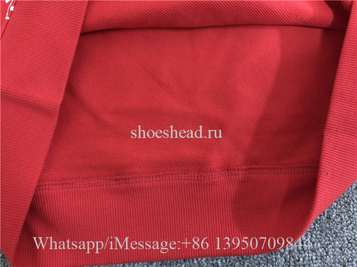 Louis Vuitton x Supreme Red Sweat Hoodie