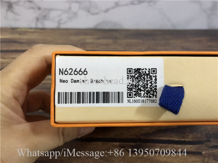 Original Louis Vuitton Neo Damier Graphite Cardholder N62666