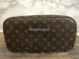 Original Louis Vuitton Neverfull Tote Pochette Clutch Neo GM Brown Monogram Canvas Shoulder Bag