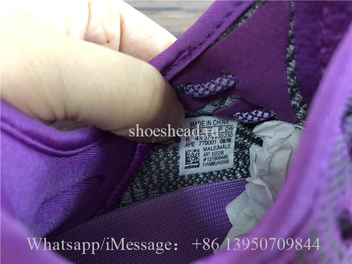 Adidas Yeezy Boost 350 V2 Purple Black  Grey Reflective