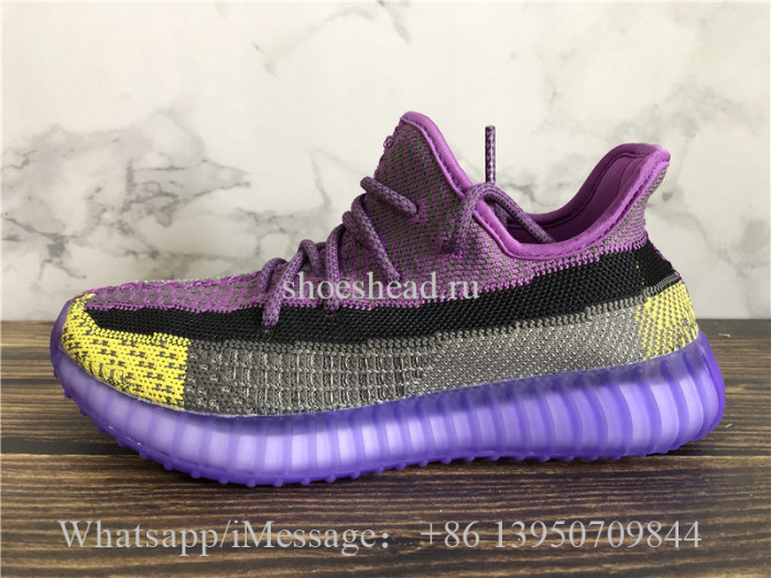 Adidas Yeezy Boost 350 V2 Purple Black  Grey Reflective