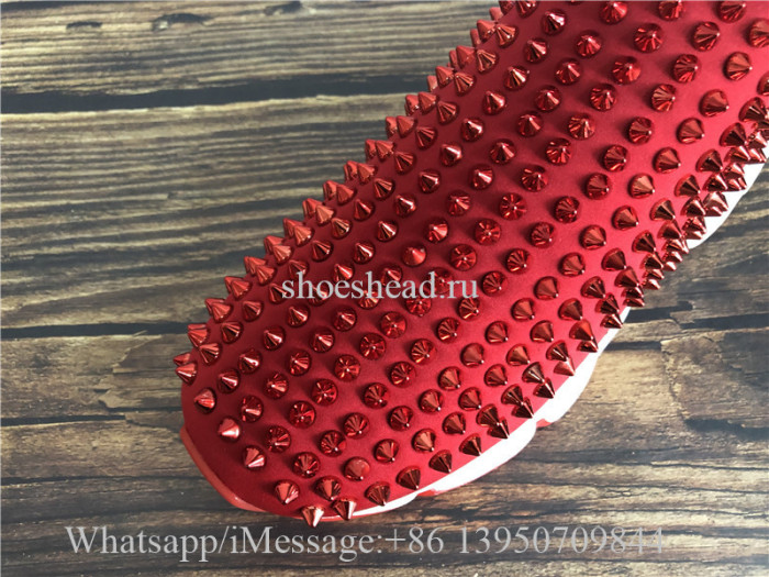 Christian Louboutin Spike Sock Donna Sneaker Red