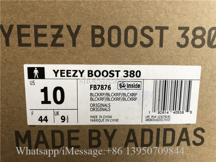 Adidas Yeezy Boost 380 Black