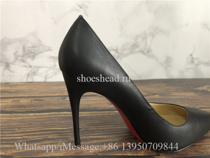 Christian Louboutin so Kate 120mm Black Patent Leather Pump Heels