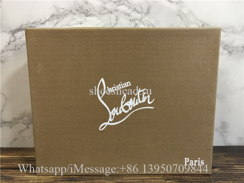 Christian Louboutin Fur Ankle Boots Black Leather