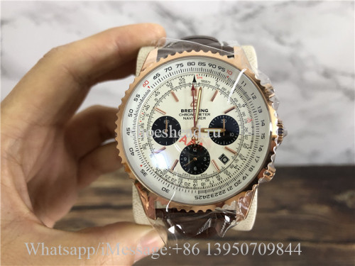 Breitling Avenger Hurricane Volcano Golden White