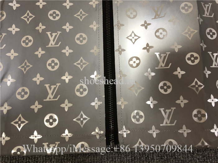 Louis Vuitton Fluorescent 3M Reflective Windbreaker Jacket Sliver