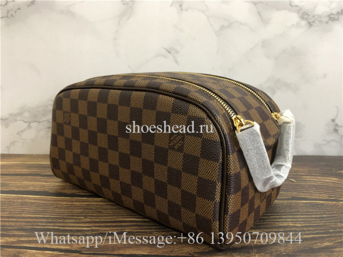 Original Louis Vuitton Damier Ebene Canvas Toiletry Bag