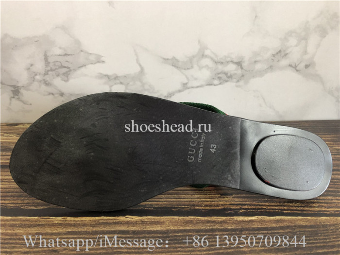 Gucci Web GG Thong Sandal Slipper