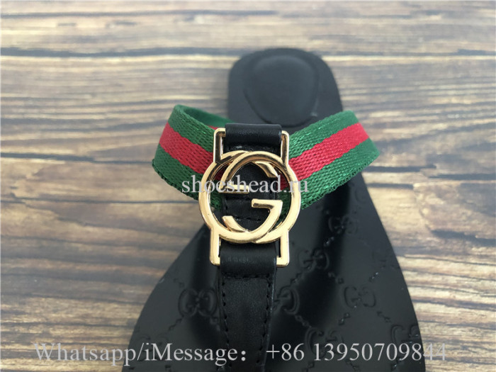 Gucci Web GG Thong Sandal Slipper