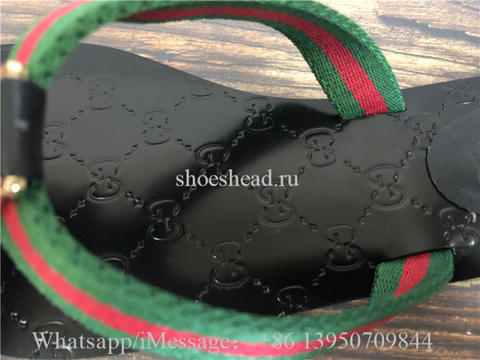 Gucci Web GG Thong Sandal Slipper