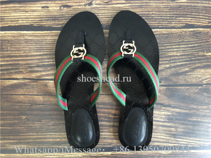 Gucci Web GG Thong Sandal Slipper