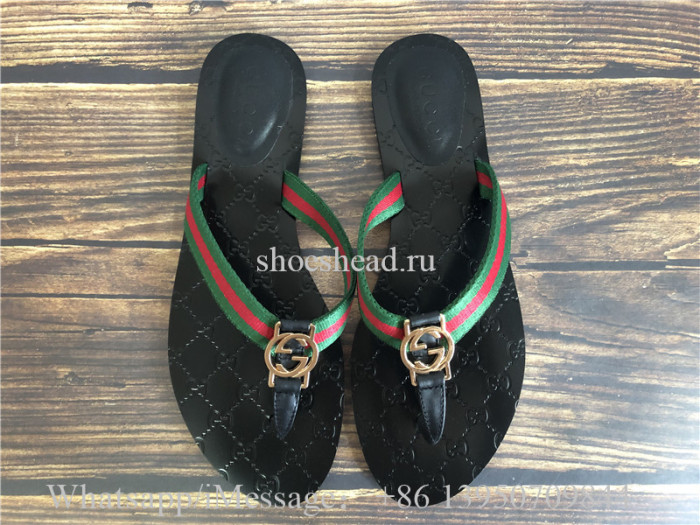 Gucci Web GG Thong Sandal Slipper