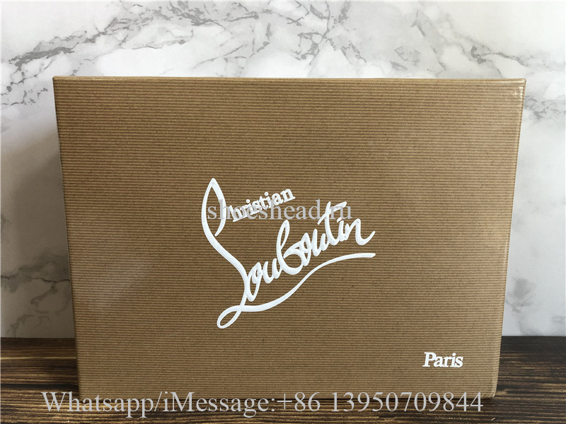 Christian Louboutin Flat High Top Sneaker Blue Suede