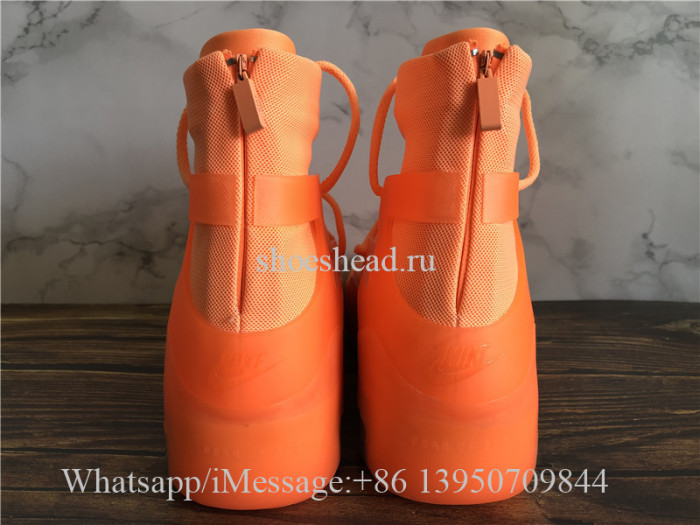 Update Version Nike Air Fear Of God 1 Orange Pulse