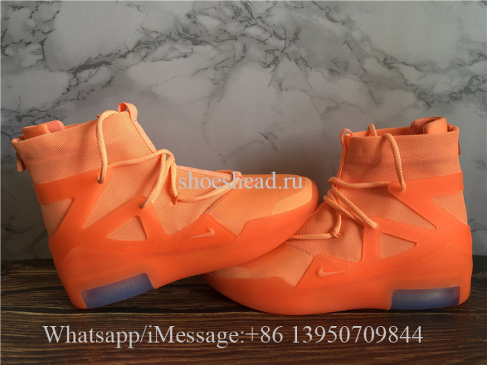 Update Version Nike Air Fear Of God 1 Orange Pulse