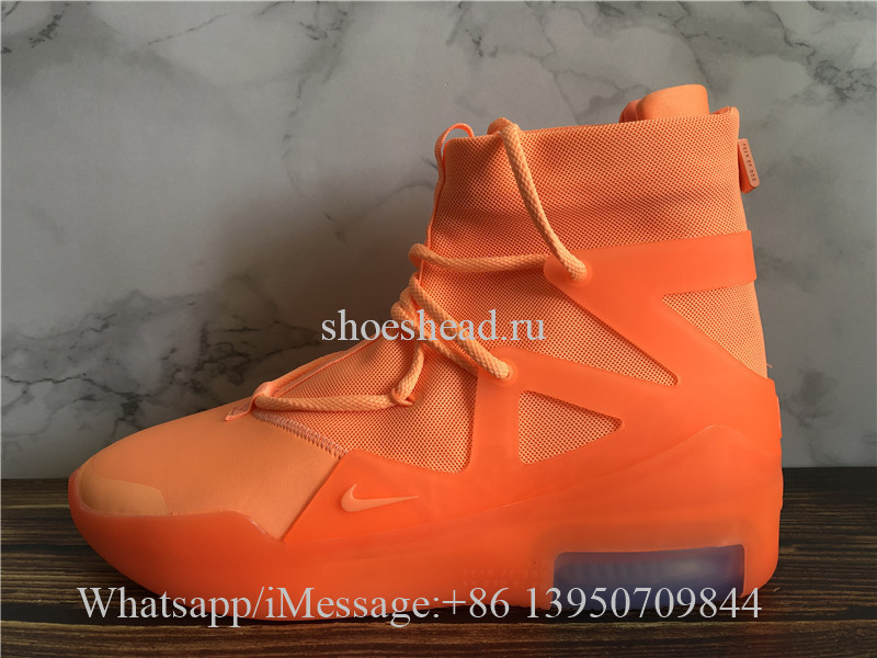 Update Version Nike Air Fear Of God 1 Orange Pulse