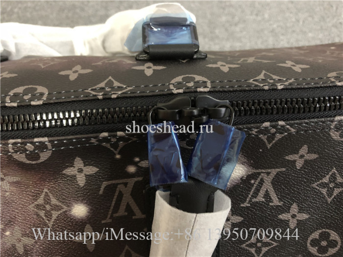 Original Louis Vuitton Keepall Bandouliere Monogram Galaxy 50 Black Multicolor