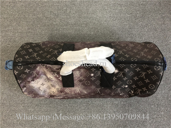 Original Louis Vuitton Keepall Bandouliere Monogram Galaxy 50 Black Multicolor