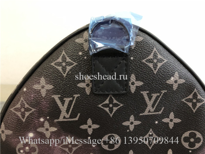 Original Louis Vuitton Keepall Bandouliere Monogram Galaxy 50 Black Multicolor