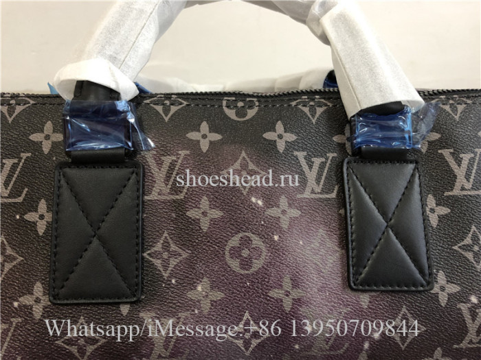 Original Louis Vuitton Keepall Bandouliere Monogram Galaxy 50 Black Multicolor