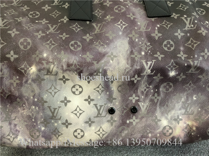 Original Louis Vuitton Keepall Bandouliere Monogram Galaxy 50 Black Multicolor