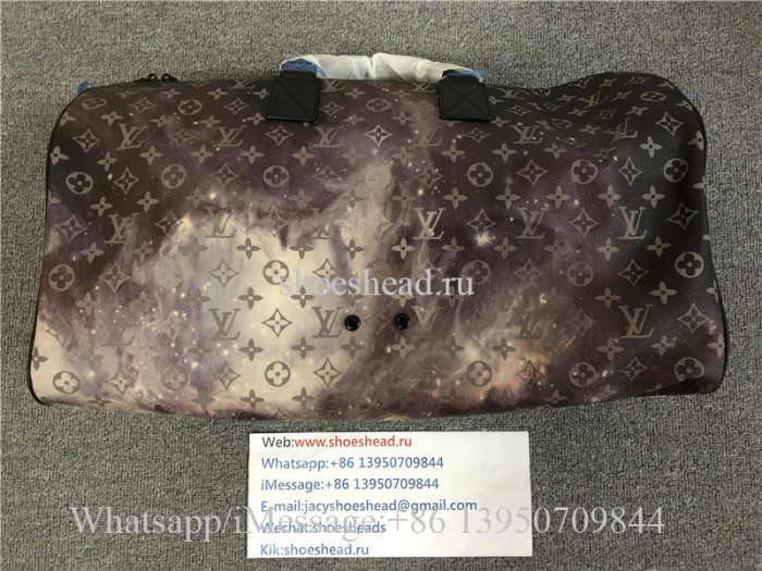 Original Louis Vuitton Keepall Bandouliere Monogram Galaxy 50 Black Multicolor