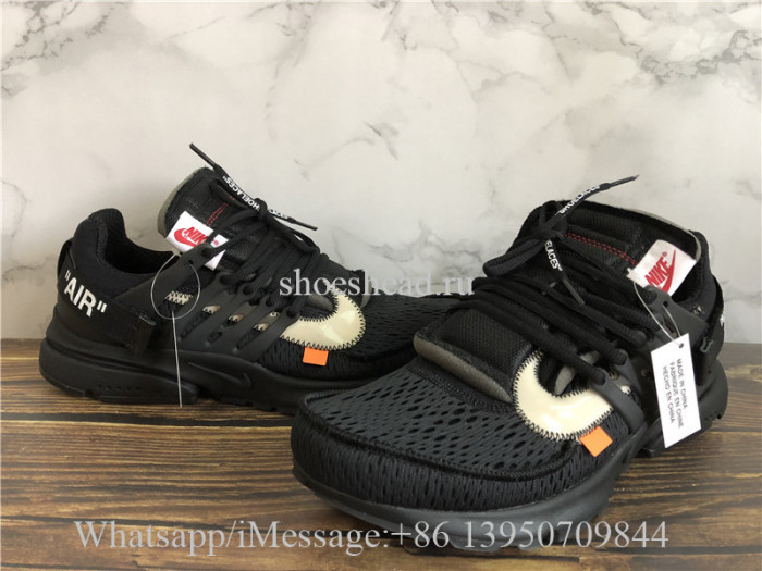 Off White x Nike Air Presto All Black 2018