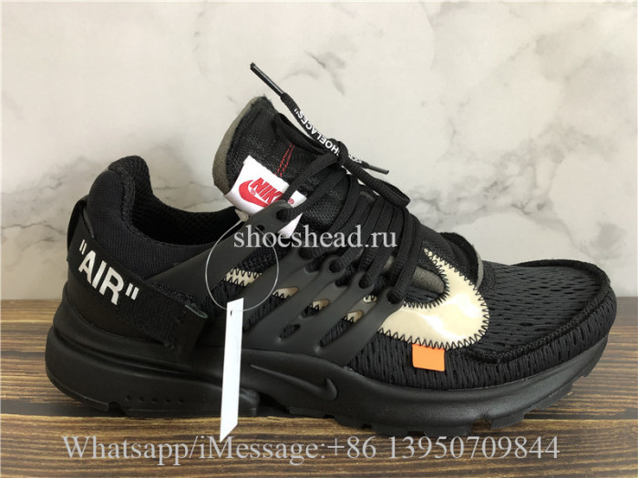 Off White x Nike Air Presto All Black 2018